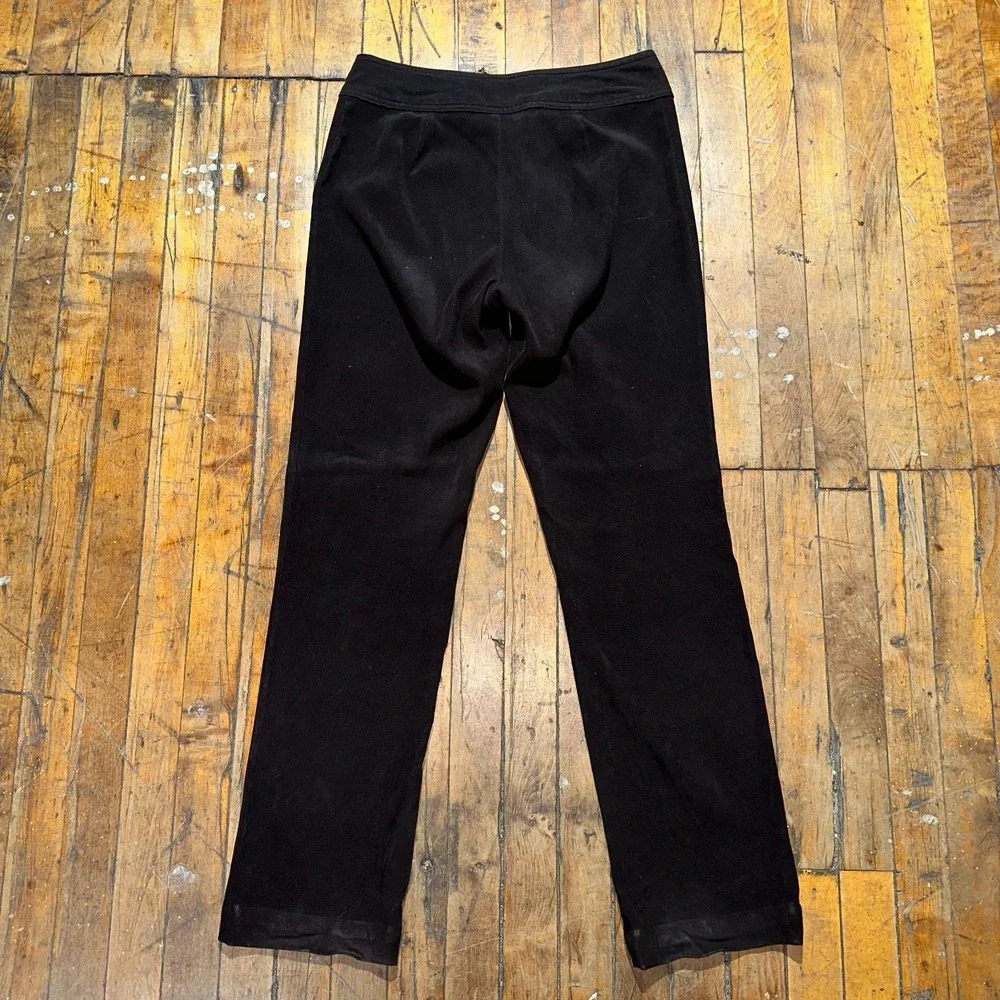 Old Navy Pants Women's Size 4 Brown Solid Flat Front Slim Fit Straight Leg Comfy